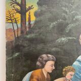 Painting on canvas 1970s style
