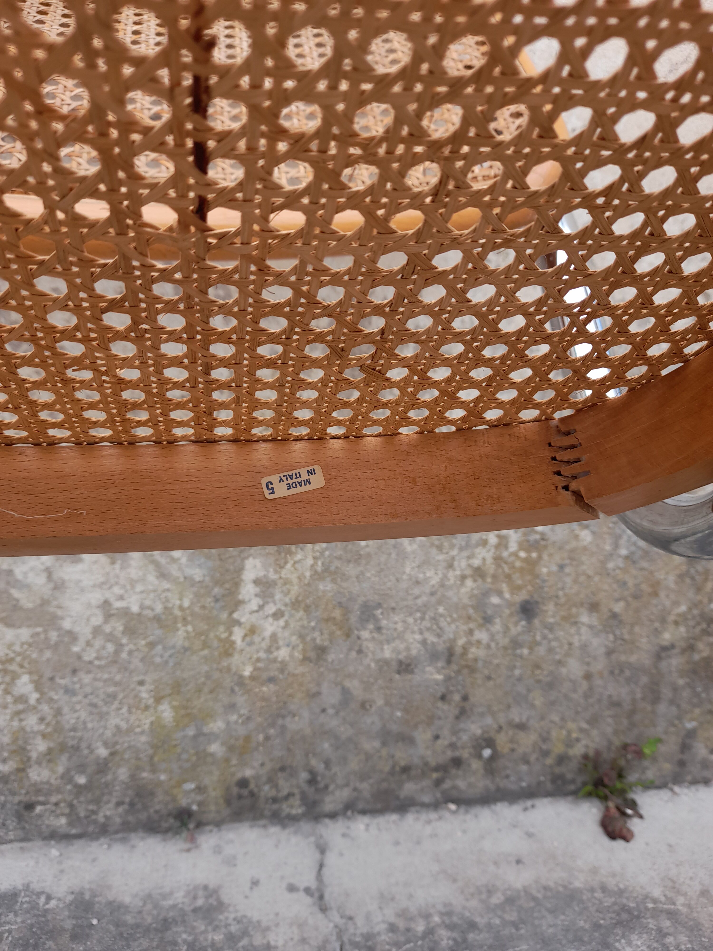 Pair of chairs B32 Marcel Breuer italy