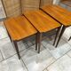 Vintage Scandinavian nesting coffee table in solid teak