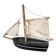 Small basin sailing boat, antique toy