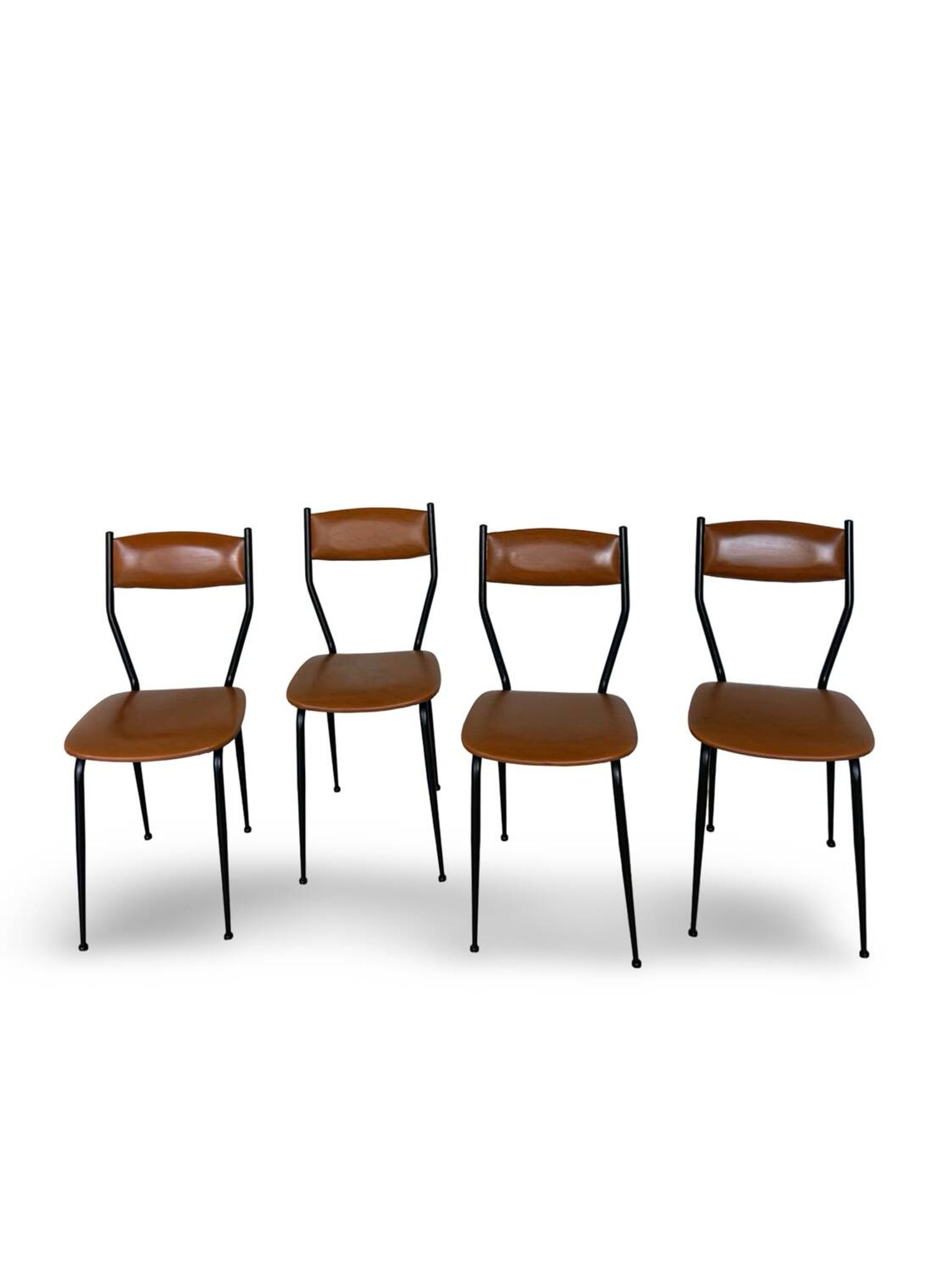 Chaises italiennes du milieu du siècle, années 1960.