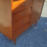 Asymmetrical chest of drawers