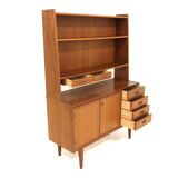 Secrétaire scandinave en teck, Suède, 1960