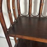 Rattan shelf / bookcase with cabinet