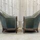 Paire de fauteuils époque Art déco en acajou massif