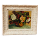 Antique oil painting, still life