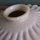 Adjustable "rise and fall" suspension, opaline and porcelain rise and fall