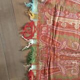 19th-century Alsatian Indian print in woven wool