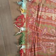 19th-century Alsatian Indian print in woven wool