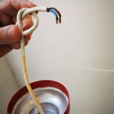 Hanging lamp with weight