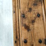 Old wooden workshop box