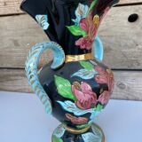 Large vintage ceramic vase 1960 Vallauris