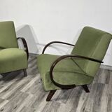 Set of Lounge Chairs by Jindrich Halabala, 1940s