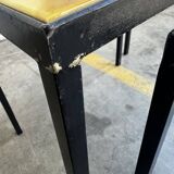 Set of 3 vintage nesting tables and checkered tables
