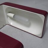 Isos burgundy lamp Giotto Stoppino Tronconi 1972