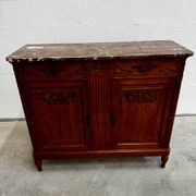 Louis XVI buffet in wood and marble