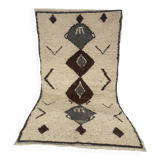 Handcrafted Moroccan Berber carpet 150 x 93 CM
