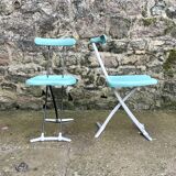 Set of 2 folding chairs Rondine by Toshiyuki Kita for Magis Italy.