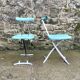 Set of 2 folding chairs Rondine by Toshiyuki Kita for Magis Italy.