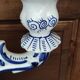 Delft swallow earthenware candlestick early 20th century
