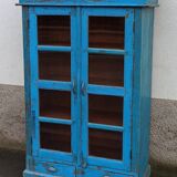 Armoire vitrée en bois ancienne