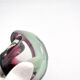 Flavio Poli Seguso Sommerso Green Magenta Ashtray 17.5cm 962g