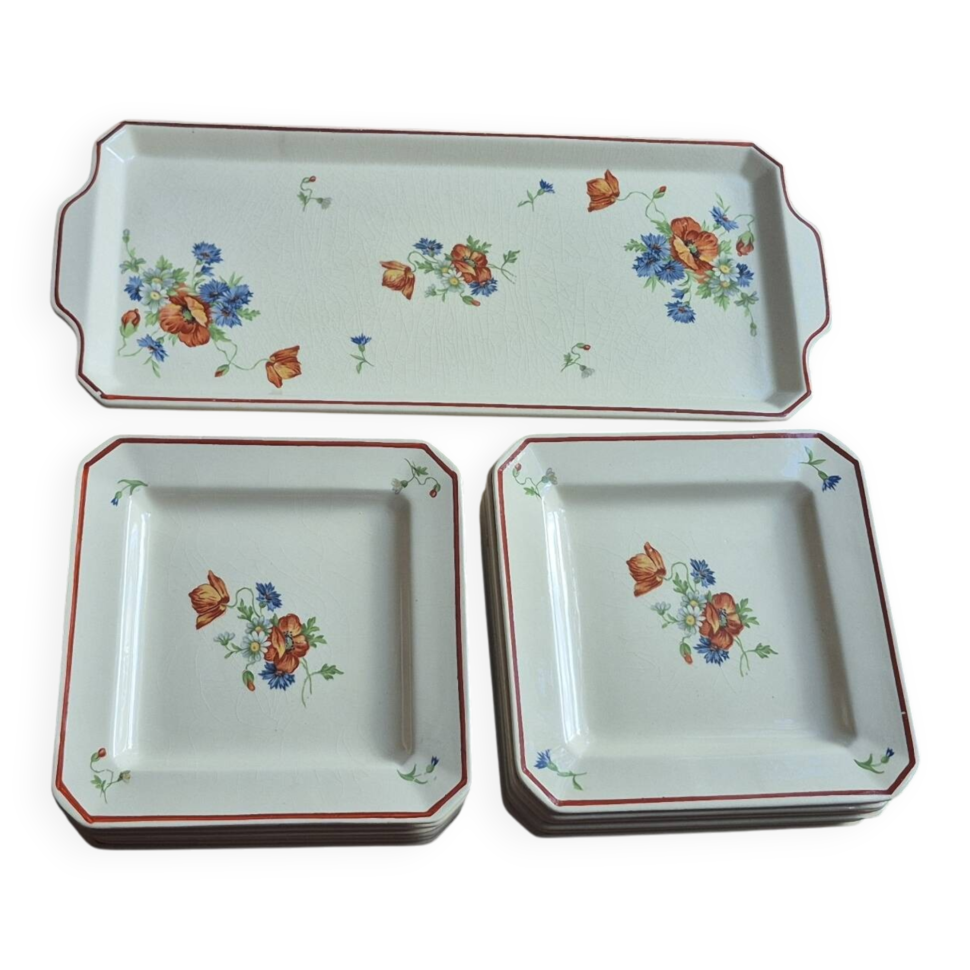 Charbonnier de Salins dessert service