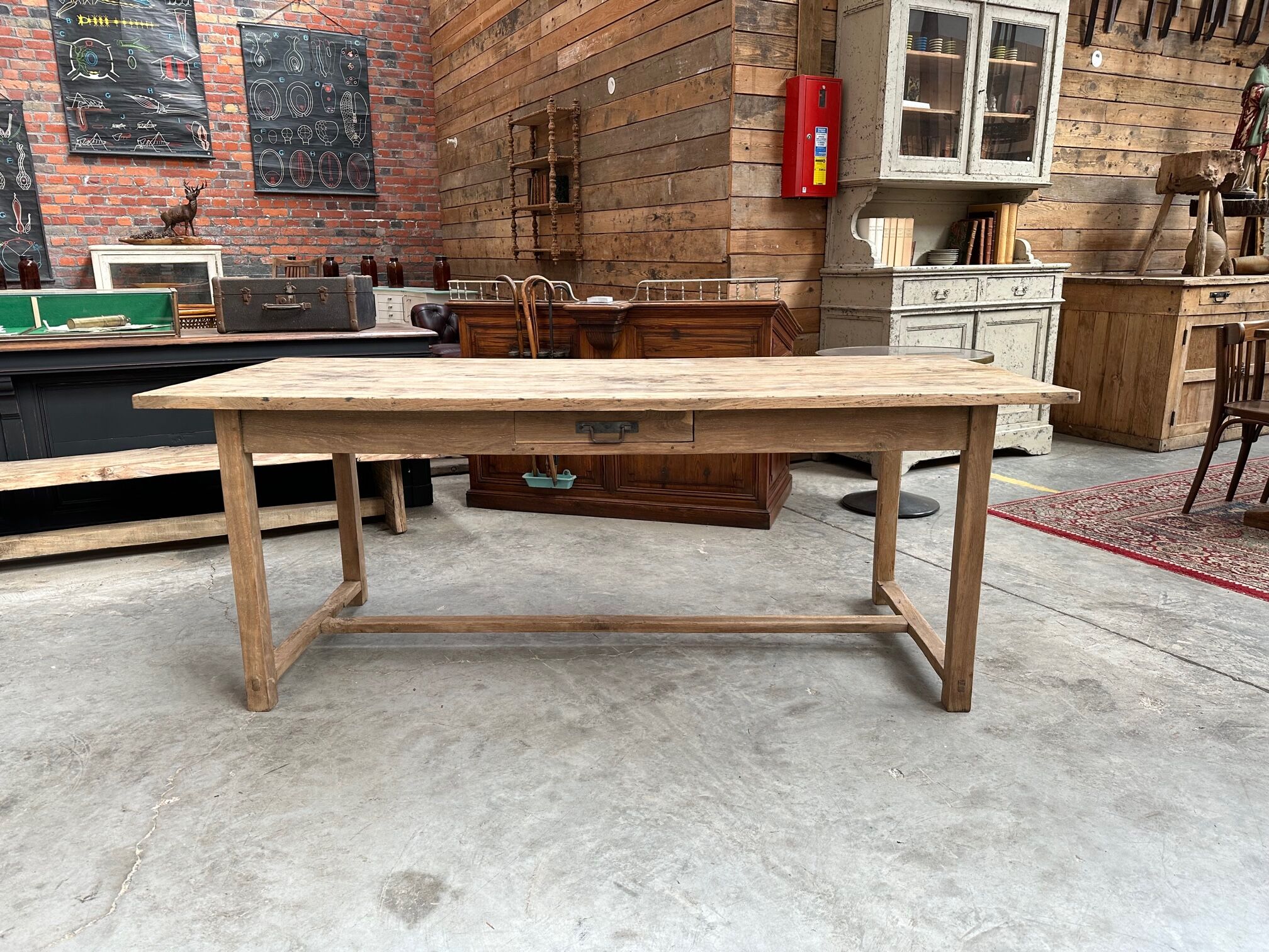 Oak farmhouse table