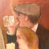 Oil painting "games" XL format 165x133cm