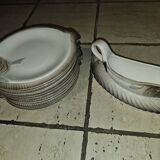 12 assiettes Longwy