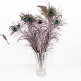 Vase en verre forme diamant