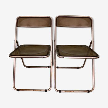 Plexi and chrome chairs 70