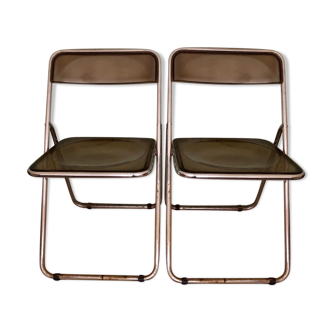 Plexi and chrome chairs 70