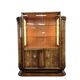 Armoire / vitrine art déco vintage avec lampes intégrées