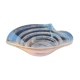 Coupe en verre de Murano rose pâle – design forme libre