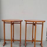 Pair of Burgundian Winegrower Folding Tables