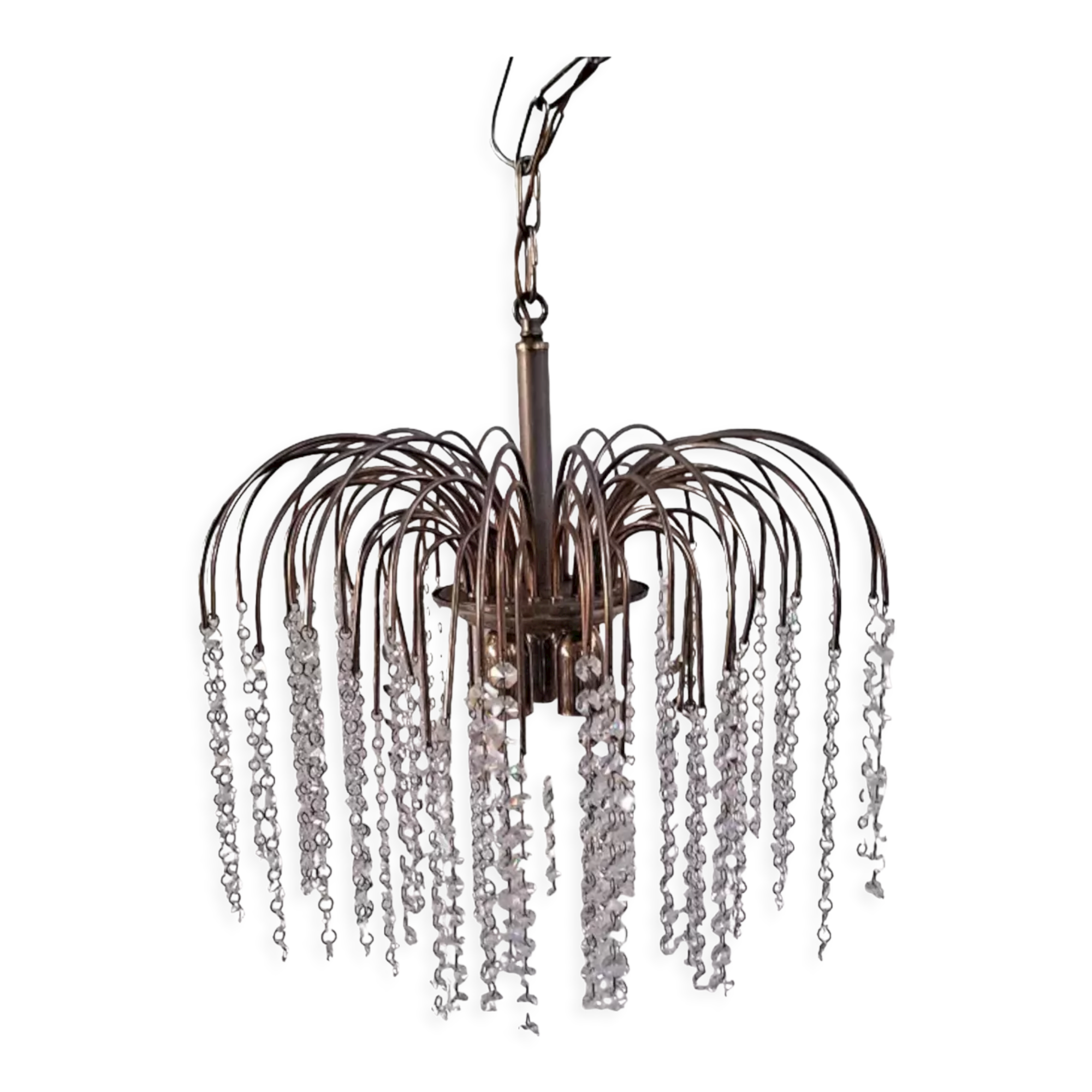 Vintage Italian Waterfall Chandelier