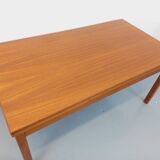 Vintage 60s Scandinavian style teak dining table with extensions