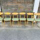 6 Chaises par Baumann éditées par Pierre Guariche Restaurées (licorne)