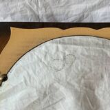 Small Art Deco wooden wall shelf