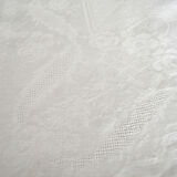 damask cotton tablecloth and towels