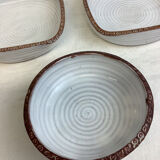 Set of vintage cups made in France Vallauris
