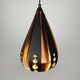 Set de 3 suspensions goutte par Werner Schou pour Coronell Electrical Danemark 1960