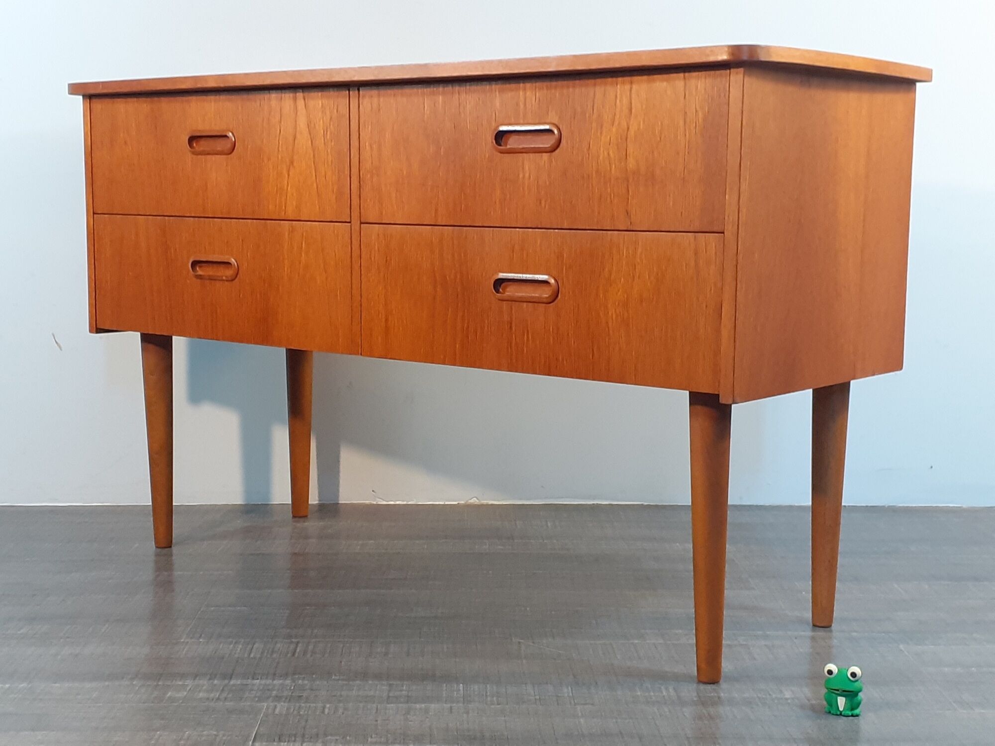 Coiffeuse Norvégienne en Teck convertible Commode, par Steen & Strøm's, Vintage Scandinave 1960s