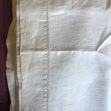 Drap ancien brodé