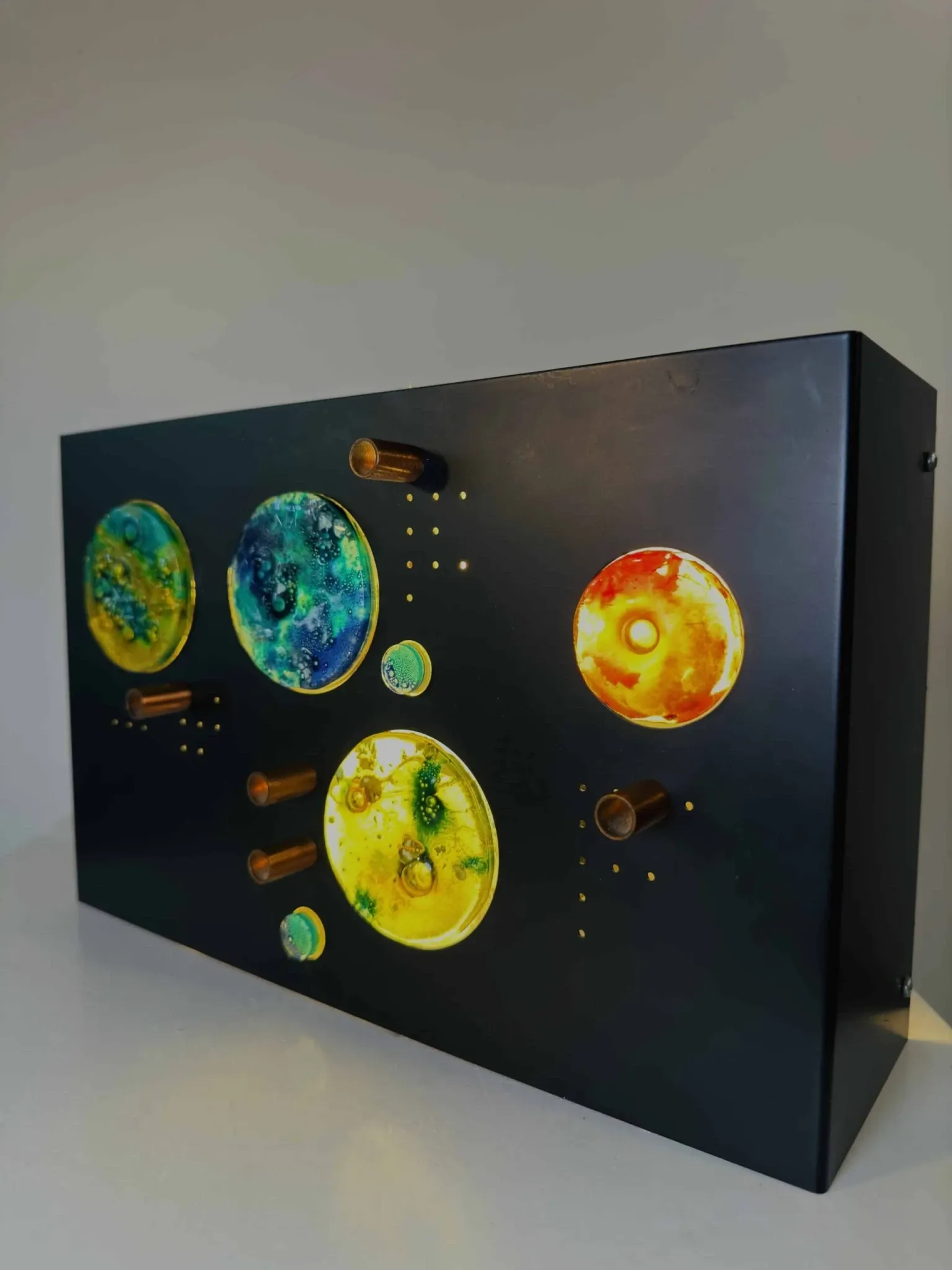 C-1701 Collage Wall Lamp By Willem Van Oyen For Raak Amsterdam, The Netherlands 1960S