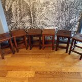 Set of 6 farm/workshop stools