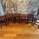 Set 6 tabourets de ferme/atelier