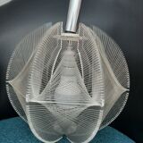 Vintage Sompex pendant lamp in Plexiglas and nylon yarn made by Paul Secon