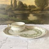 Assiette déjeuner égoïste en porcelaine